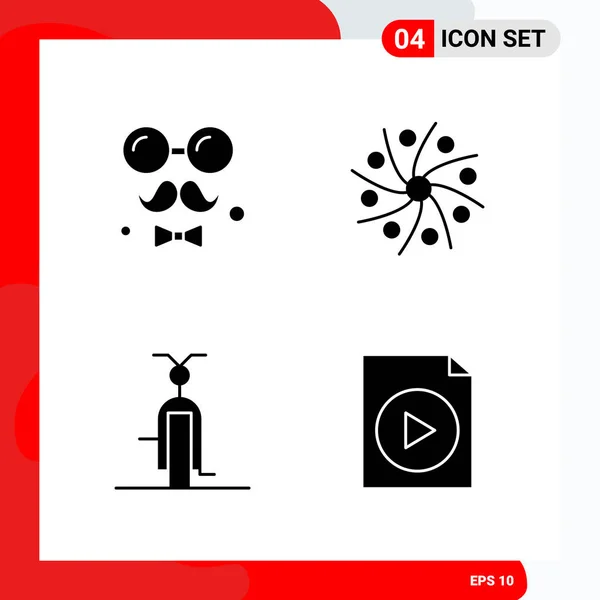 Set Universal Creative Icons Simply Vector Illustrations Web Mobile Apps — Stock Vector