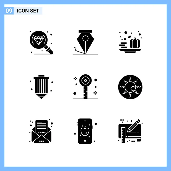 Conjunto Iconos Creativos Universales Simplemente Vector Ilustraciones Para Aplicaciones Web — Vector de stock