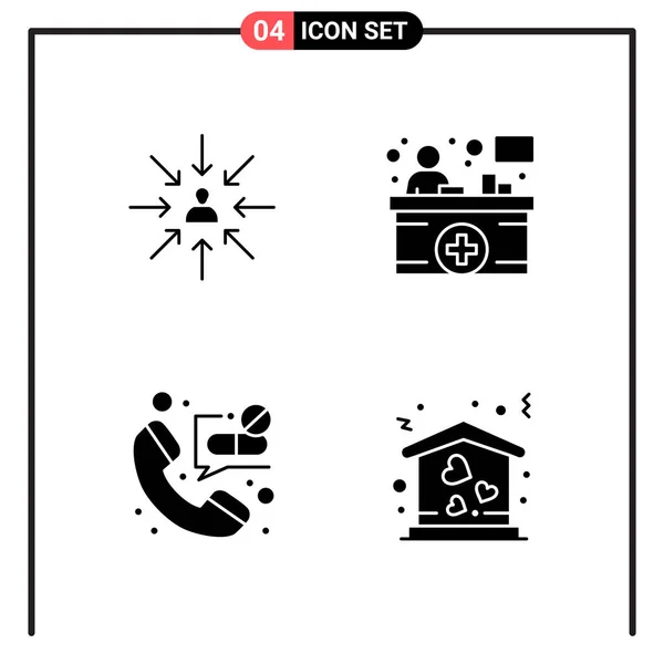 Conjunto Iconos Creativos Universales Simplemente Vector Ilustraciones Para Aplicaciones Web — Archivo Imágenes Vectoriales