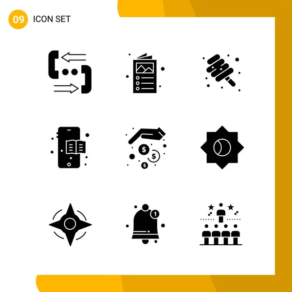 Set Universal Creative Icons Simply Vector Illustrations Web Mobile Apps — Stock Vector