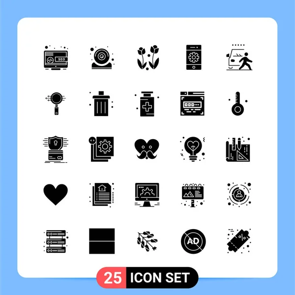 Set Universal Creative Icons Simply Vector Illustrations Web Mobile Apps — Stock Vector