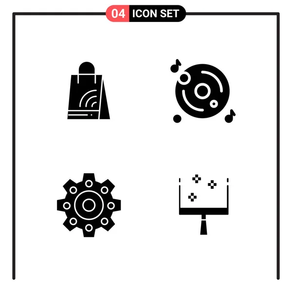 Conjunto Iconos Creativos Universales Simplemente Vector Ilustraciones Para Aplicaciones Web — Vector de stock