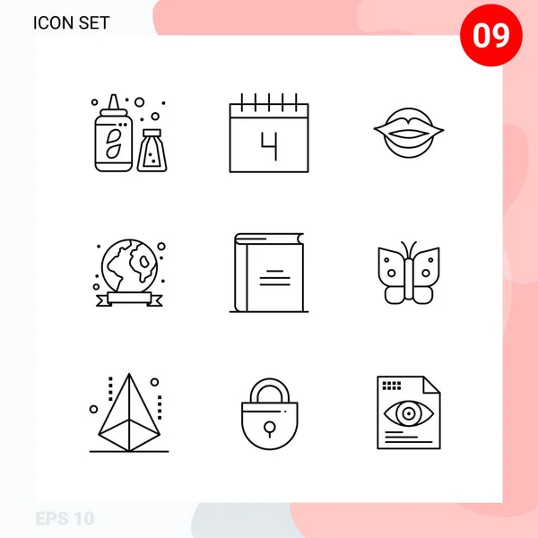 Set de 25 iconos de negocio universales Vector — Vector de stock