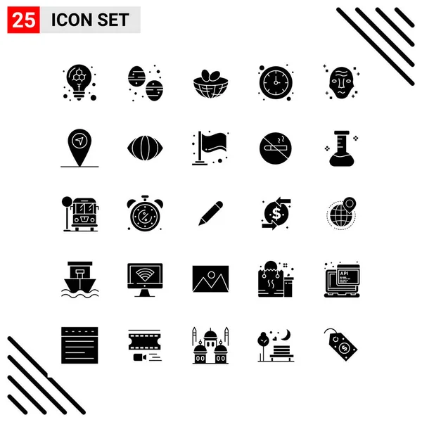 Conjunto Iconos Creativos Universales Simplemente Vector Ilustraciones Para Aplicaciones Web — Vector de stock