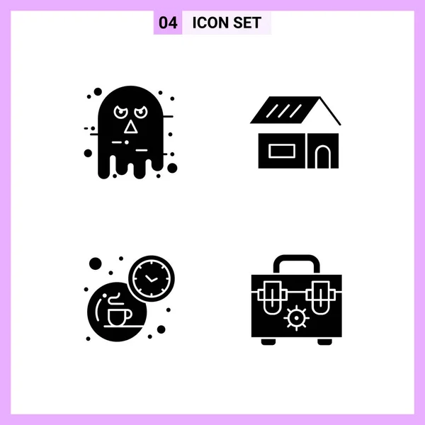 Conjunto Iconos Creativos Universales Simplemente Vector Ilustraciones Para Aplicaciones Web — Archivo Imágenes Vectoriales