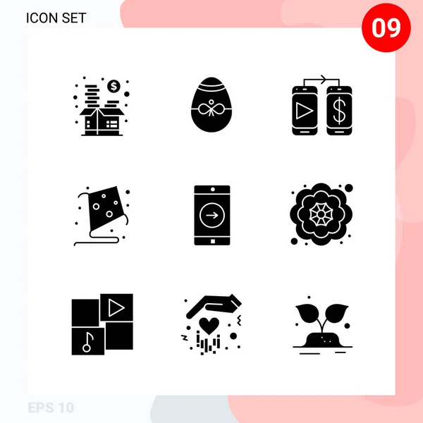 Conjunto Iconos Creativos Universales Simplemente Vector Ilustraciones Para Aplicaciones Web — Vector de stock