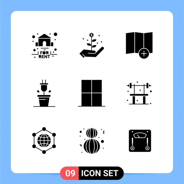 Conjunto Iconos Creativos Universales Simplemente Vector Ilustraciones Para Aplicaciones Web — Vector de stock