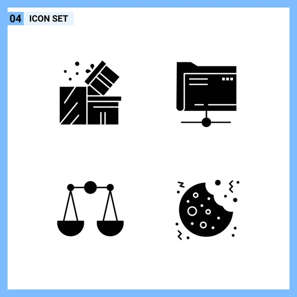 Set Universal Creative Icons Simply Vector Illustrations Web Mobile Apps — Stock Vector