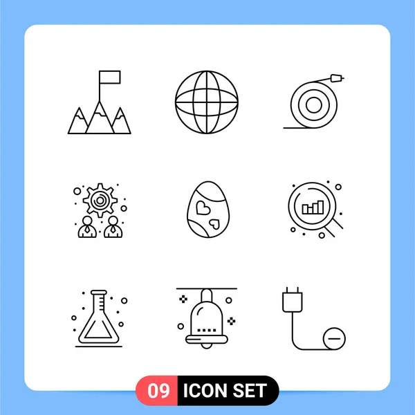 Set Universal Creative Icons Simply Vector Illustrations Web Mobile Apps — Stock Vector