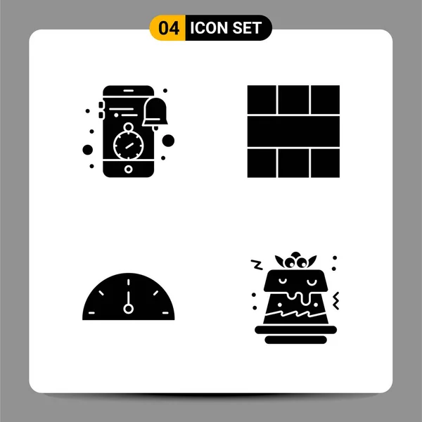 Conjunto Iconos Creativos Universales Simplemente Vector Ilustraciones Para Aplicaciones Web — Vector de stock