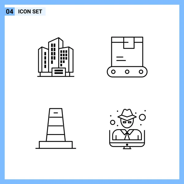 Set de 25 iconos de negocio universales Vector — Archivo Imágenes Vectoriales