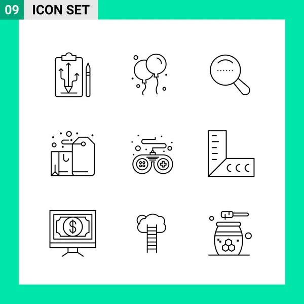 Conjunto Iconos Creativos Universales Simplemente Vector Ilustraciones Para Aplicaciones Web — Vector de stock