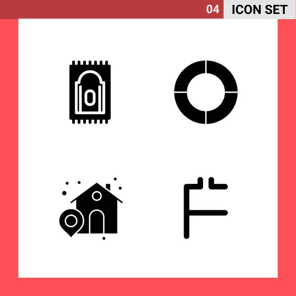 Conjunto Iconos Creativos Universales Simplemente Vector Ilustraciones Para Aplicaciones Web — Vector de stock