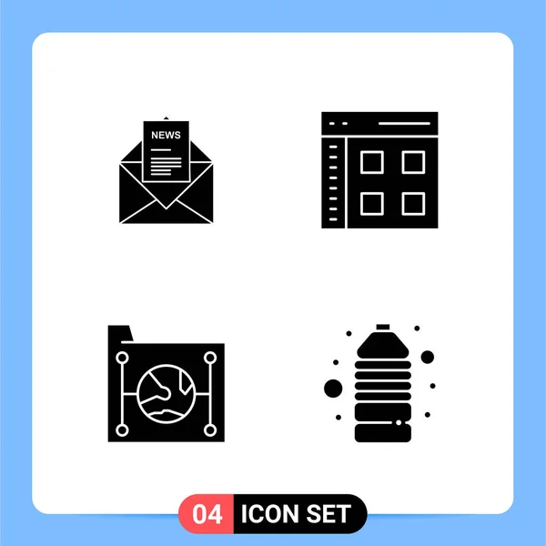 Set Universal Creative Icons Simply Vector Illustrations Web Mobile Apps — Stock Vector