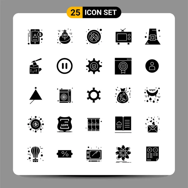 Conjunto Iconos Creativos Universales Simplemente Vector Ilustraciones Para Aplicaciones Web — Vector de stock