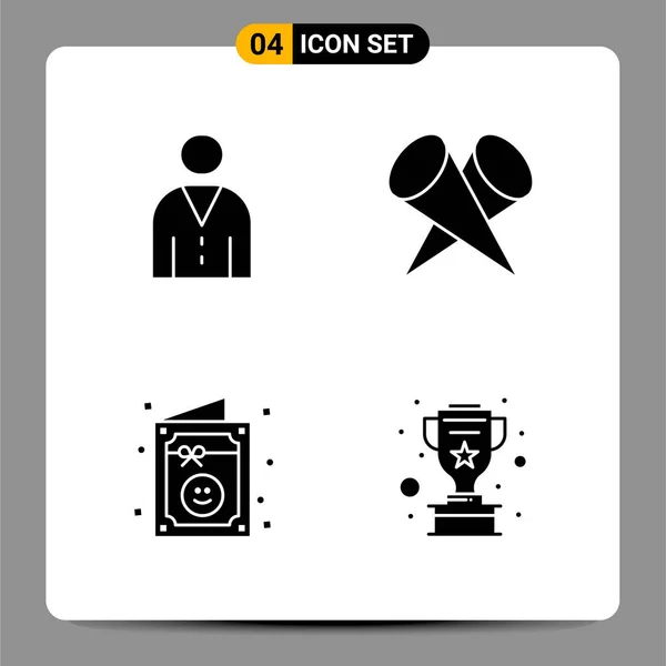 Conjunto Iconos Creativos Universales Simplemente Vector Ilustraciones Para Aplicaciones Web — Archivo Imágenes Vectoriales