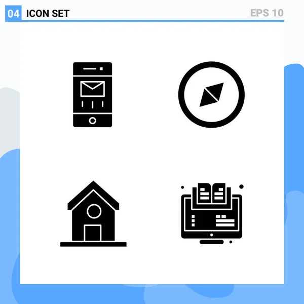 Set Universal Creative Icons Simply Vector Illustrations Web Mobile Apps — Stock Vector