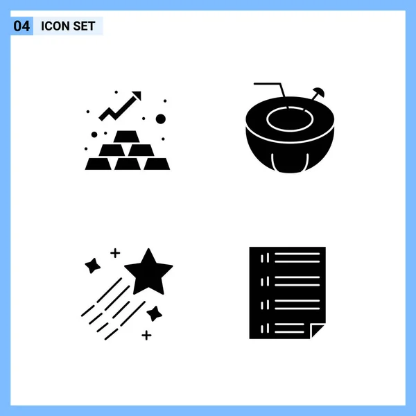 Conjunto Iconos Creativos Universales Simplemente Vector Ilustraciones Para Aplicaciones Web — Vector de stock