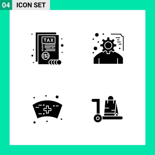 Conjunto de 16 iconos universales Vector de negocios — Vector de stock