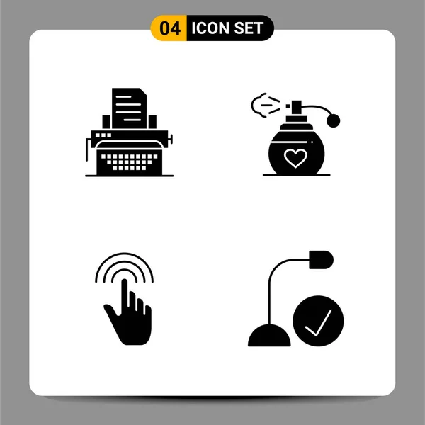 Conjunto Iconos Creativos Universales Simplemente Vector Ilustraciones Para Aplicaciones Web — Archivo Imágenes Vectoriales