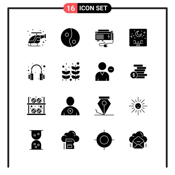 Conjunto Iconos Creativos Universales Simplemente Vector Ilustraciones Para Aplicaciones Web — Archivo Imágenes Vectoriales