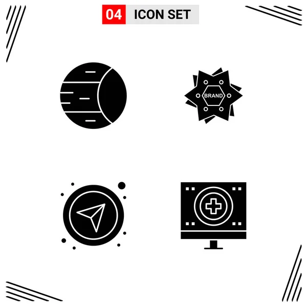 Conjunto Iconos Creativos Universales Simplemente Vector Ilustraciones Para Aplicaciones Web — Vector de stock