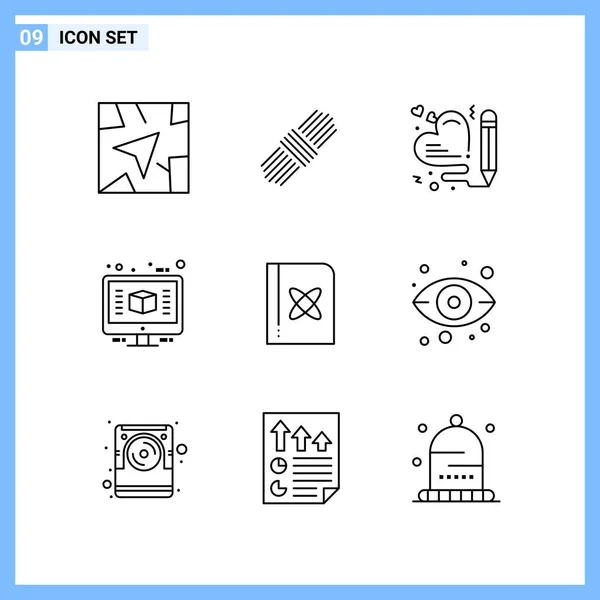 Set of 25 Universal Business Icons Vector — Stock Vector