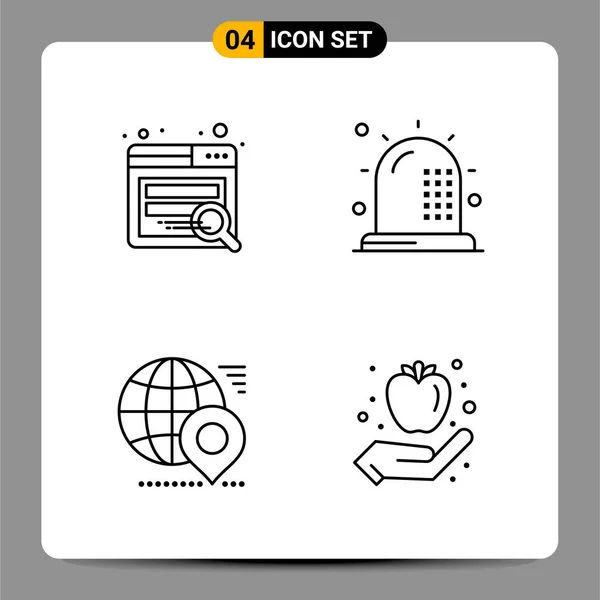 Set of 25 Universal Business Icons Vector — Stockový vektor