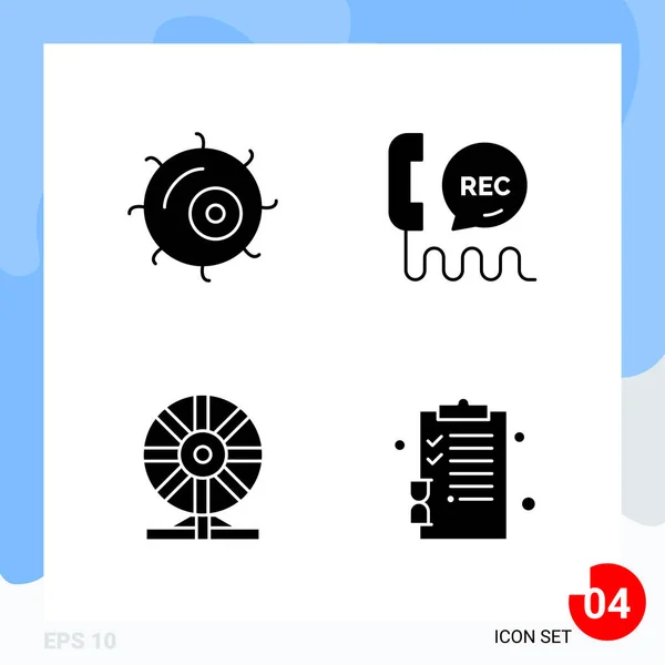 Conjunto Iconos Creativos Universales Simplemente Vector Ilustraciones Para Aplicaciones Web — Vector de stock