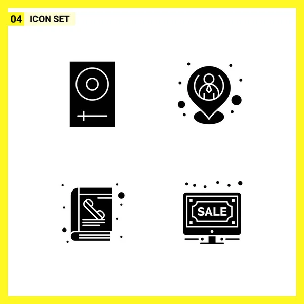 Set Universal Creative Icons Simply Vector Illustrations Web Mobile Apps — Stock Vector