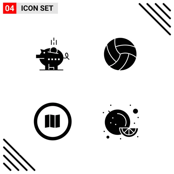 Conjunto Iconos Creativos Universales Simplemente Vector Ilustraciones Para Aplicaciones Web — Vector de stock