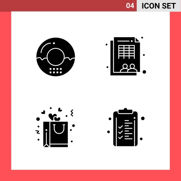 Conjunto Iconos Creativos Universales Simplemente Vector Ilustraciones Para Aplicaciones Web — Vector de stock