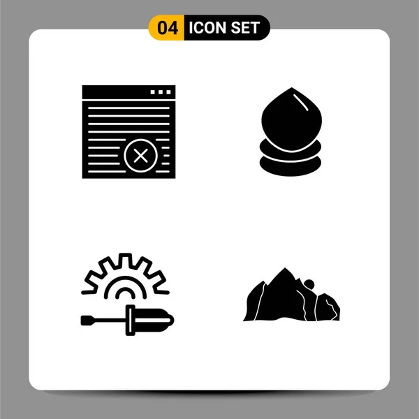 Set Universal Creative Icons Simply Vector Illustrations Web Mobile Apps — Stock Vector