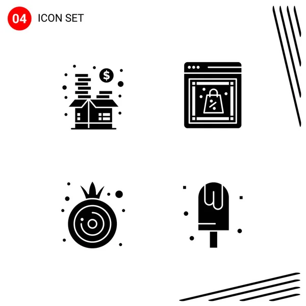 Conjunto Iconos Creativos Universales Simplemente Vector Ilustraciones Para Aplicaciones Web — Vector de stock