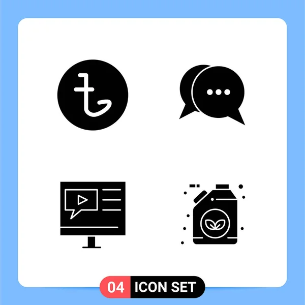 Conjunto Iconos Creativos Universales Simplemente Vector Ilustraciones Para Aplicaciones Web — Vector de stock