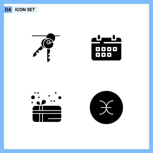 Set Universal Creative Icons Simply Vector Illustrations Web Mobile Apps — Stock Vector