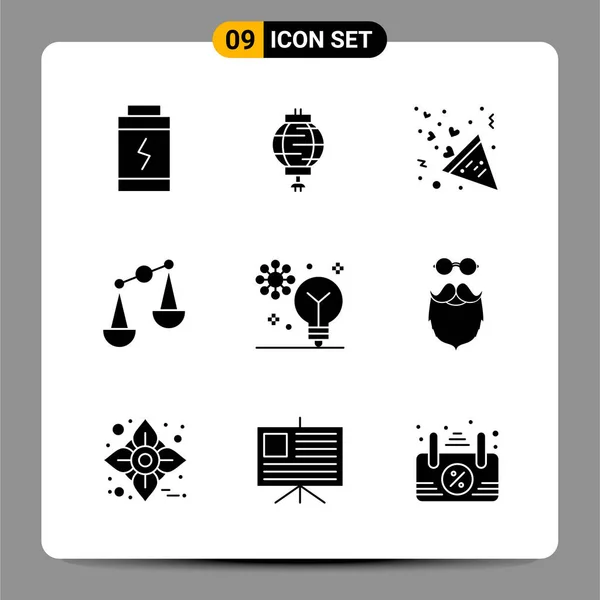 Conjunto Iconos Creativos Universales Simplemente Vector Ilustraciones Para Aplicaciones Web — Vector de stock