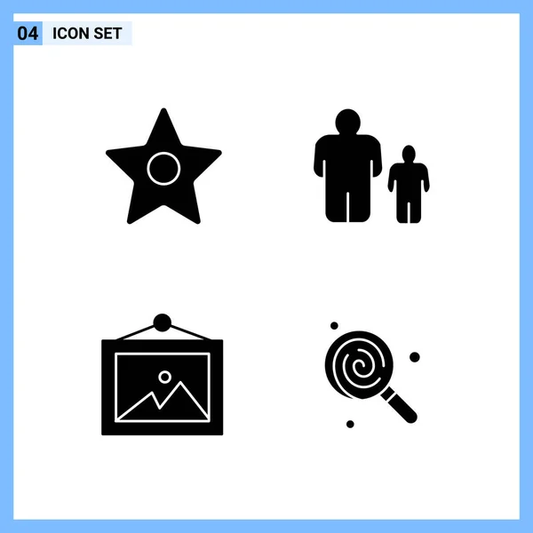 Conjunto Iconos Creativos Universales Simplemente Vector Ilustraciones Para Aplicaciones Web — Vector de stock