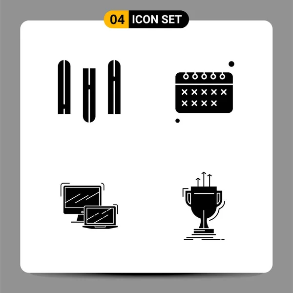 Conjunto Iconos Creativos Universales Simplemente Vector Ilustraciones Para Aplicaciones Web — Vector de stock