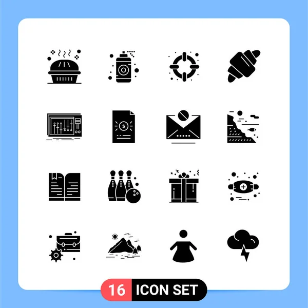 Conjunto Iconos Creativos Universales Simplemente Vector Ilustraciones Para Aplicaciones Web — Vector de stock