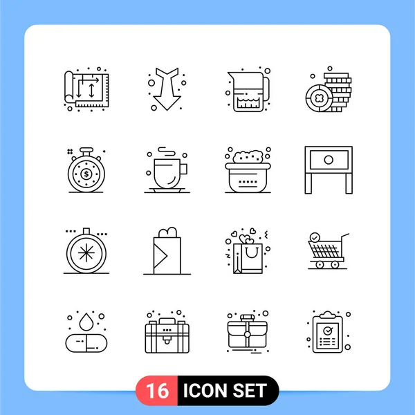 Conjunto Iconos Creativos Universales Simplemente Vector Ilustraciones Para Aplicaciones Web — Vector de stock