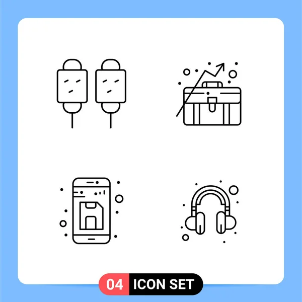 Set de 25 iconos de negocio universales Vector — Vector de stock