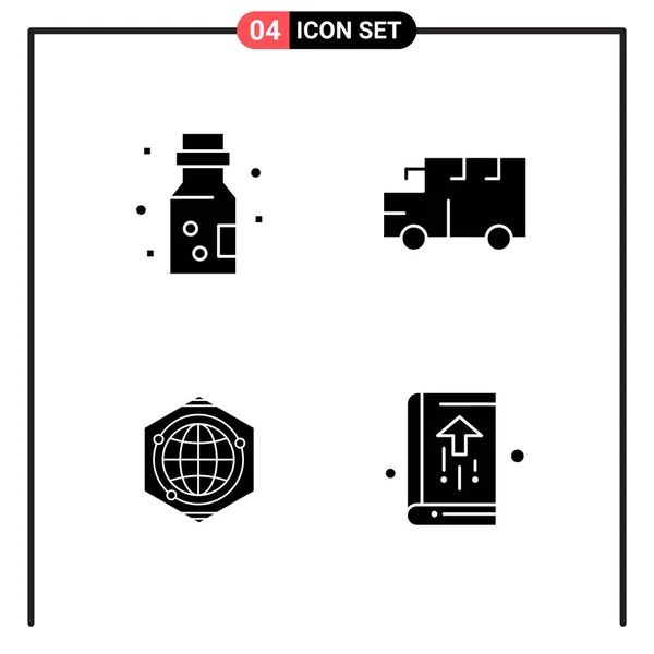 Conjunto Iconos Creativos Universales Simplemente Vector Ilustraciones Para Aplicaciones Web — Archivo Imágenes Vectoriales