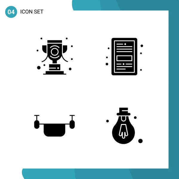 Set Universal Creative Icons Simply Vector Illustrations Web Mobile Apps — Stock Vector