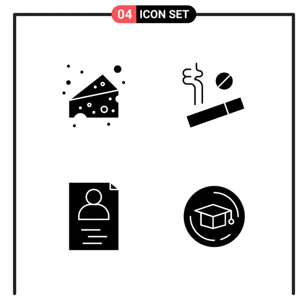 Conjunto Iconos Creativos Universales Simplemente Vector Ilustraciones Para Aplicaciones Web — Archivo Imágenes Vectoriales