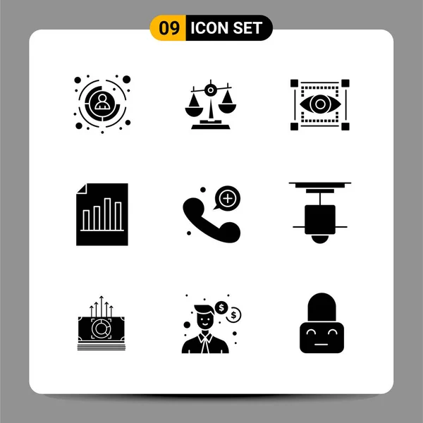 Conjunto Iconos Creativos Universales Simplemente Vector Ilustraciones Para Aplicaciones Web — Vector de stock