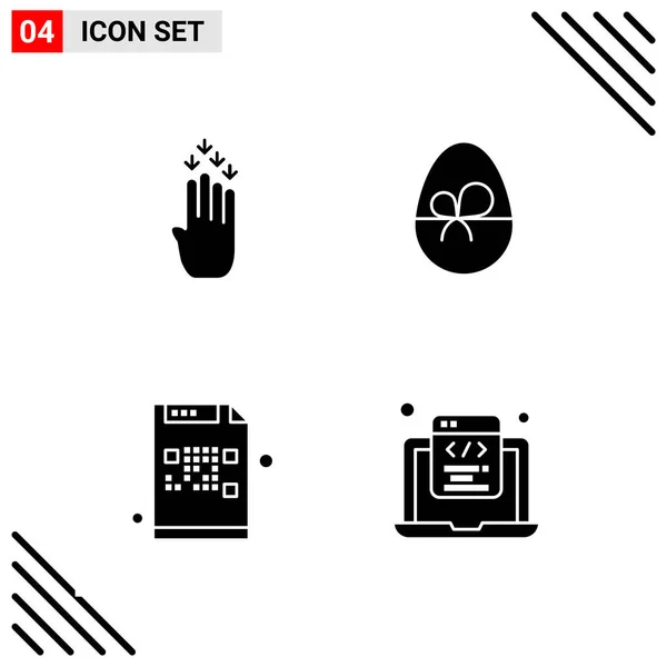 Set Universal Creative Icons Simply Vector Illustrations Web Mobile Apps — Stock Vector