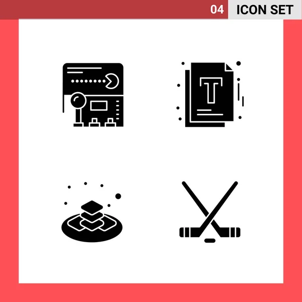 Conjunto Iconos Creativos Universales Simplemente Vector Ilustraciones Para Aplicaciones Web — Vector de stock