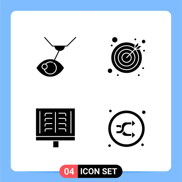 Conjunto Iconos Creativos Universales Simplemente Vector Ilustraciones Para Aplicaciones Web — Archivo Imágenes Vectoriales