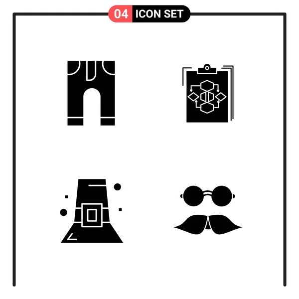 Conjunto Iconos Creativos Universales Simplemente Vector Ilustraciones Para Aplicaciones Web — Vector de stock